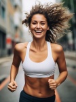 Young Woman Running