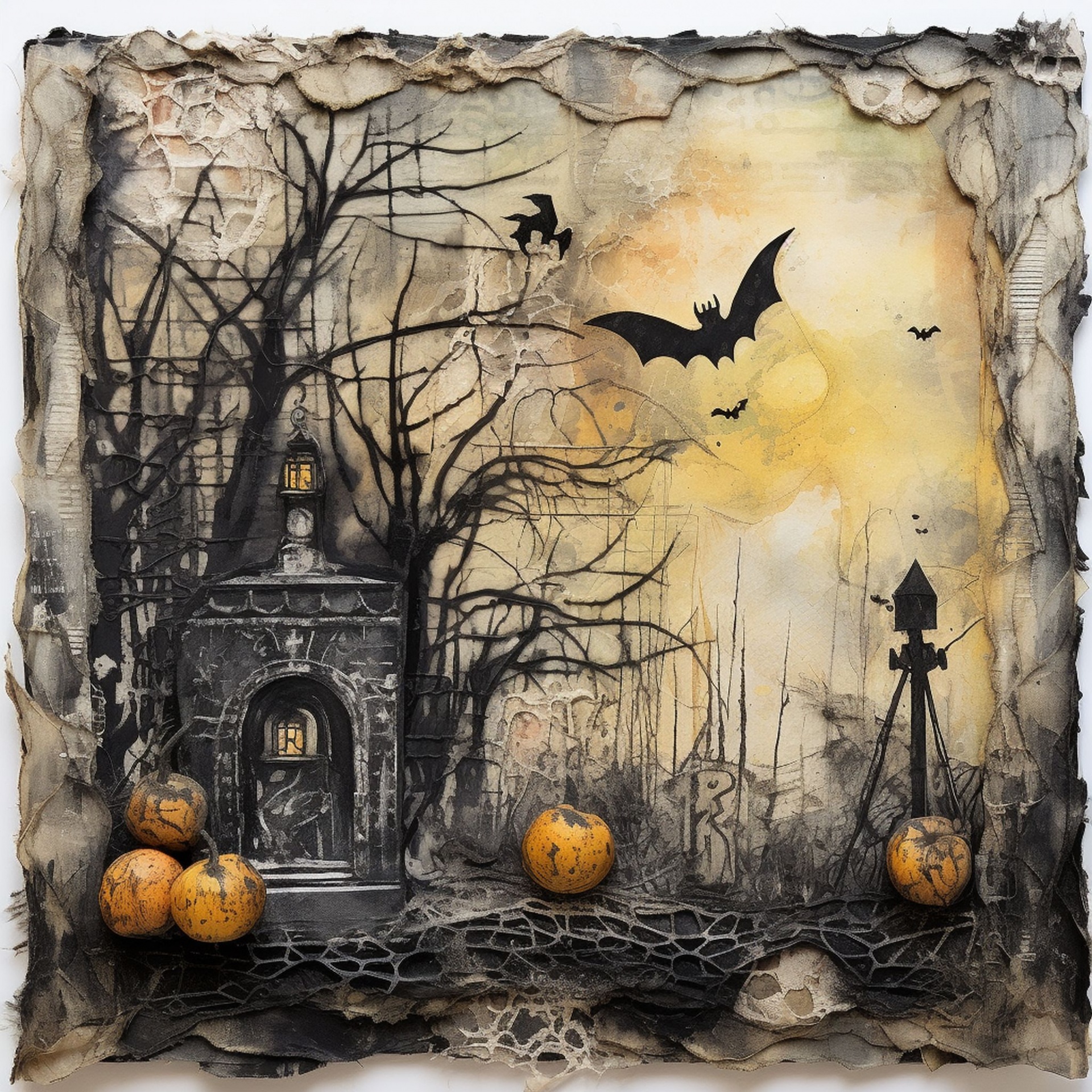 Halloween Spooky Grave Site