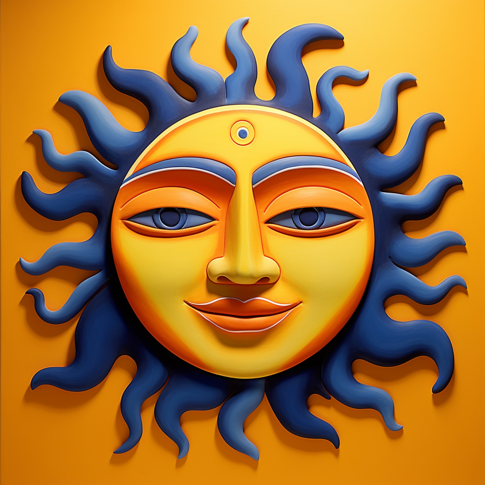 Sun With Smiling Face Free Stock Photo - Public Domain Pictures