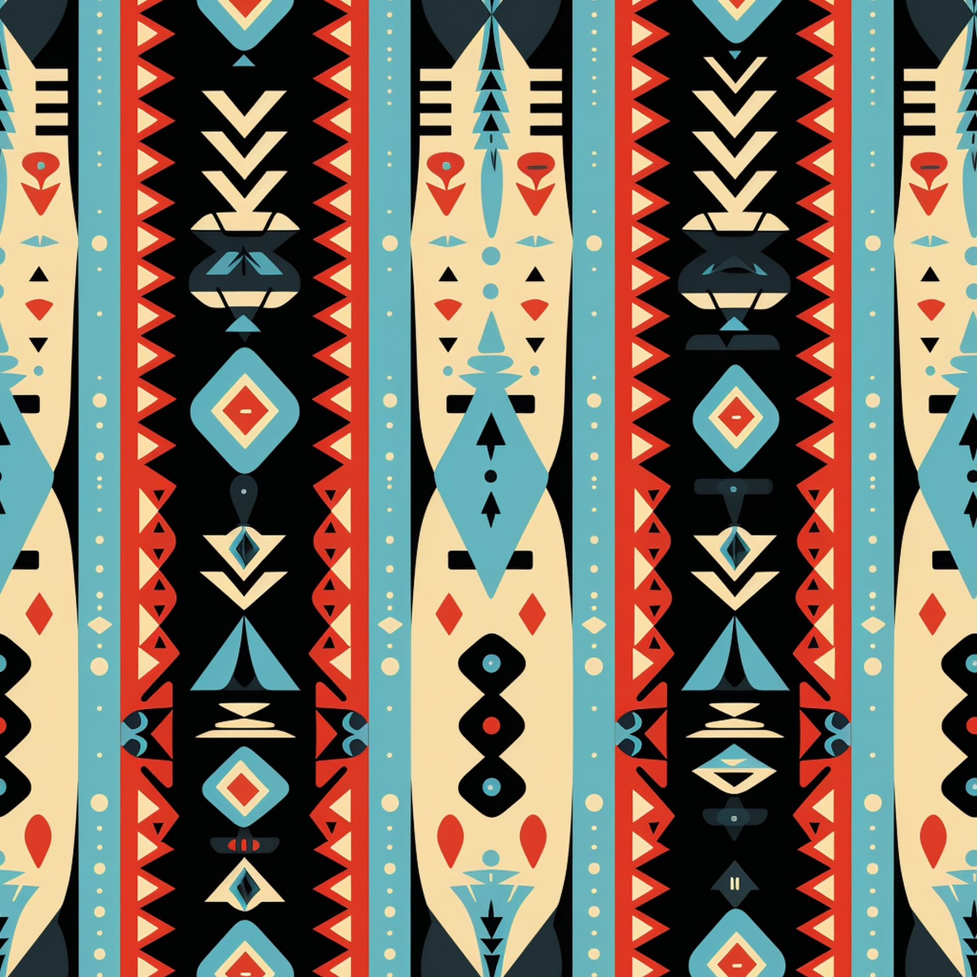 Native American Seamless Pattern Free Stock Photo - Public Domain Pictures