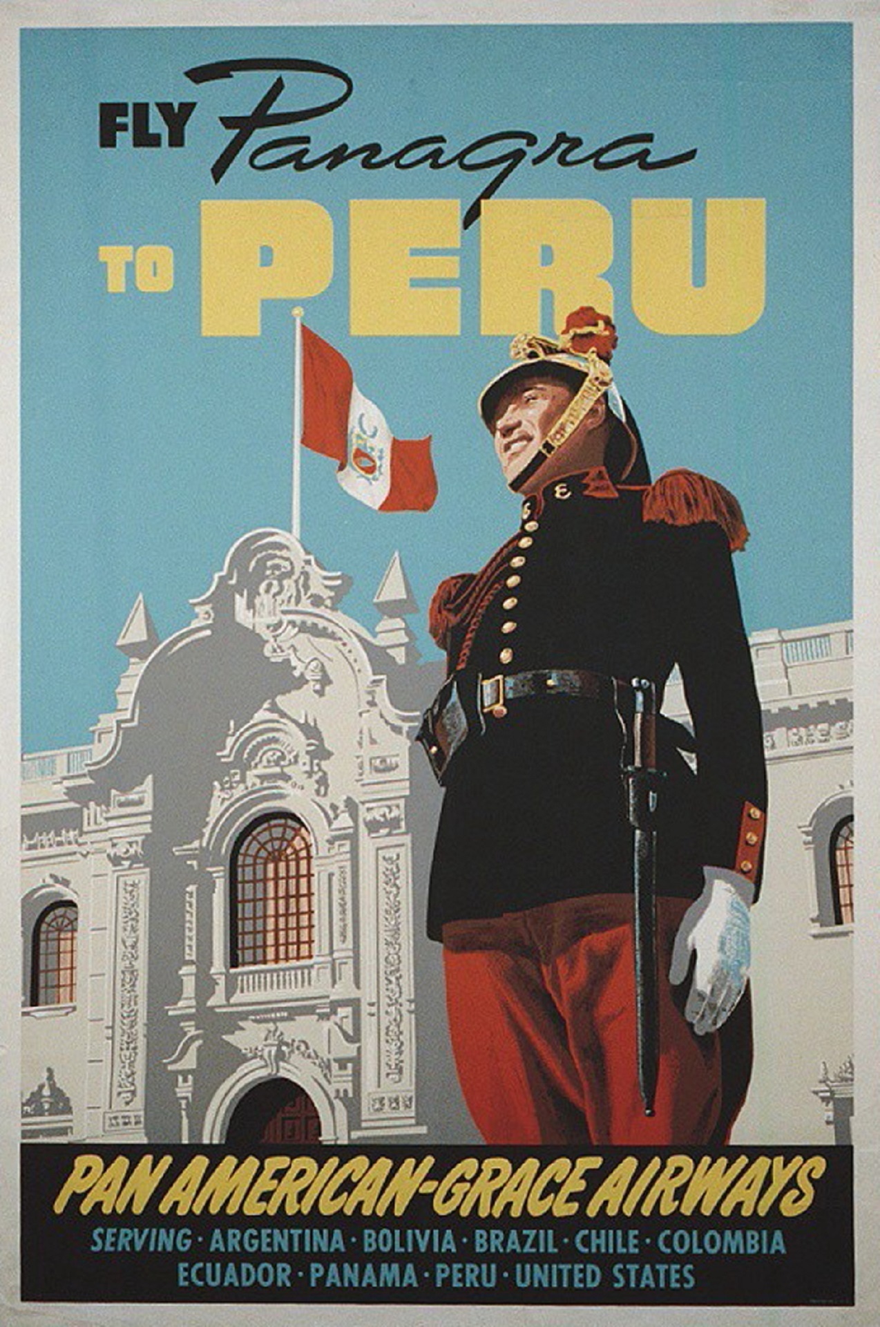 Vintage Panagra Poster