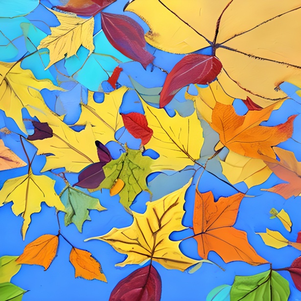 Autumn Leaves Digital Art Free Stock Photo - Public Domain Pictures