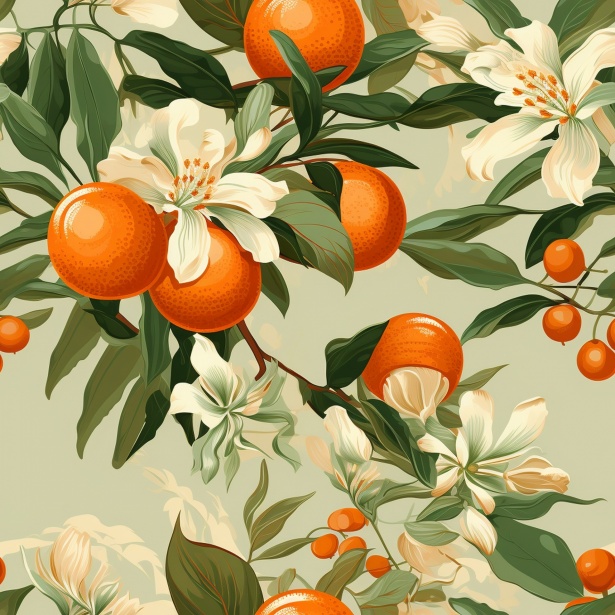 Seamless Tangerine Background Free Stock Photo - Public Domain Pictures