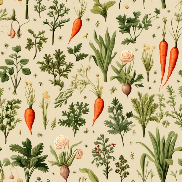 Vegetable Seamless Pattern Free Stock Photo - Public Domain Pictures