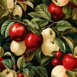 Apples Seamless Pattern