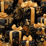 Black Gold Seamless Gifts