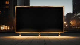 Blank Black Gold Board
