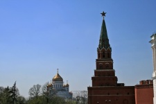 Borovitskaya Tower In The Kremlin