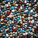 Colorful Pebbles Stones