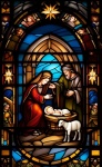 Christmas Stained Glass