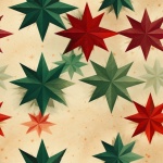 Christmas Stars Seamless Pattern