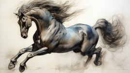 Equestrian Drawing Study 11