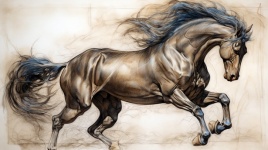Equestrian Drawing Study 7