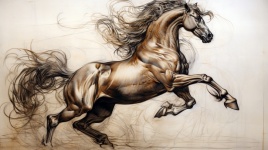 Equestrian Drawing Study 8