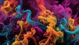 Colored Smoke Background Abstract
