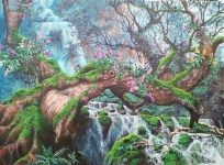 Hand Painting Of Scenery