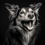 Happy Dog Laughing