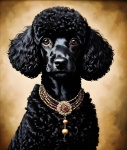 Dog Poodle Art Illustration