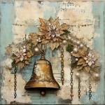 Vintage Christmas Music Bell