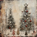 Christmas Tree Calendar Art