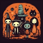 Halloween Cartoon Characters Image