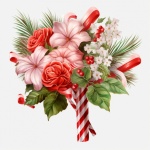 Christmas Candy Flower Bouquet