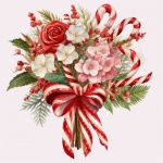 Christmas Candy Flower Bouquet