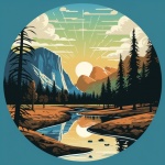Yosemite Travel Poster Art