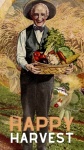 Vintage Harvest Farmer Poster