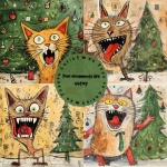 Funny Bad Cat Christmas Tree