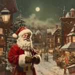 Santa Claus Vintage Art