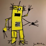 Cartoon Robot Illustration