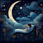 Fantasy Bedtime Child Art