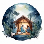 Baby Jesus Nativity Art