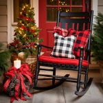 Christmas Rocking Chair Photo Art