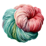 Illustration Colorful Wool