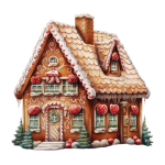 Vintage Gingerbread House