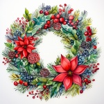 Christmas Wreath Art