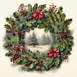 Vintage Christmas Wreath