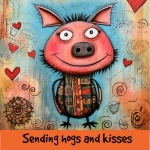 Cute Pig Hog Valentine Art
