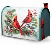 Christmas Cardinal Mailbox Art