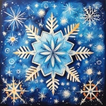 Christmas Winter Snowflake Pattern