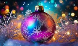 Christmas Ball Background