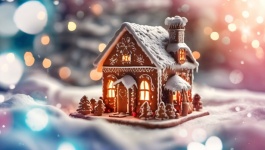 Gingerbread Houses Christmas Winter