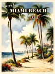 Miami Beach Travel Poster