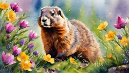 Marmot Spring Flowers