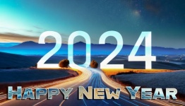 New Year 2024, Greeting Card
