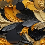 Seamless Feathers Background