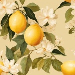 Seamless Lemons Background