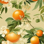 Seamless Oranges Background